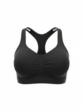 Bra By Champion Black Racerback Molded Cup Support A13626